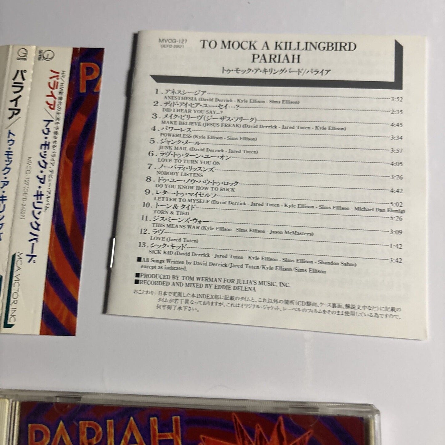 Pariah – To Mock A Killingbird (CD, 1993) mvcg-127 Japan obi