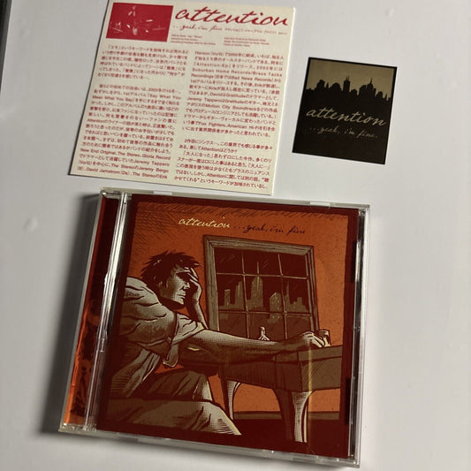 Attention – Yeah, I'm Fine (CD, 2005) bncp-117 Japan obi, sticker