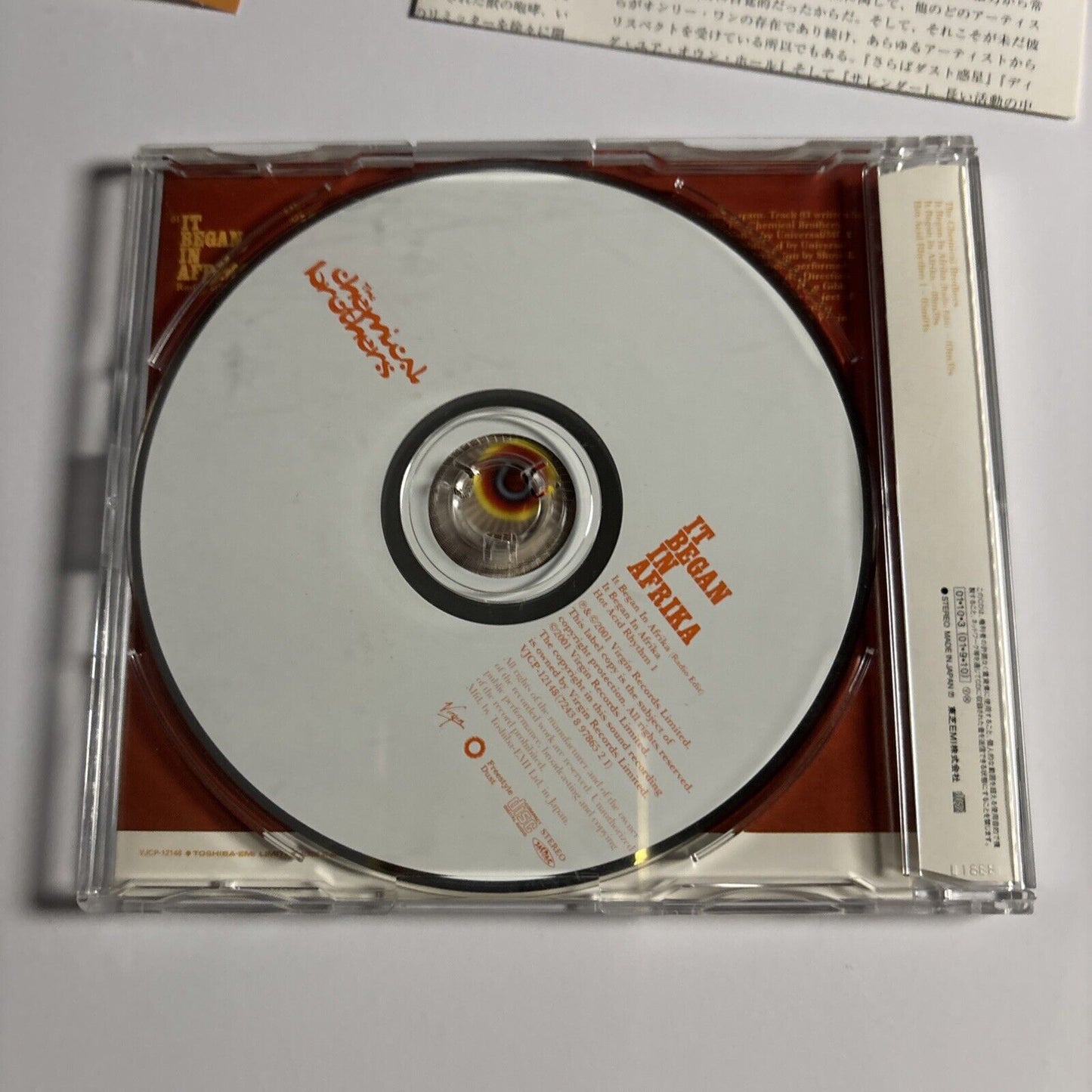 The Chemical Brothers – It Began In Afrika (CD, 2001) vjcp-12148 Japan obi