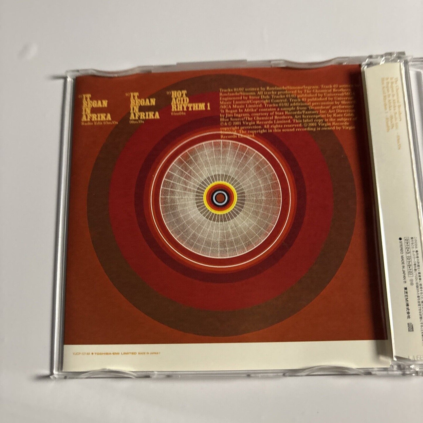 The Chemical Brothers – It Began In Afrika (CD, 2001) vjcp-12148 Japan obi