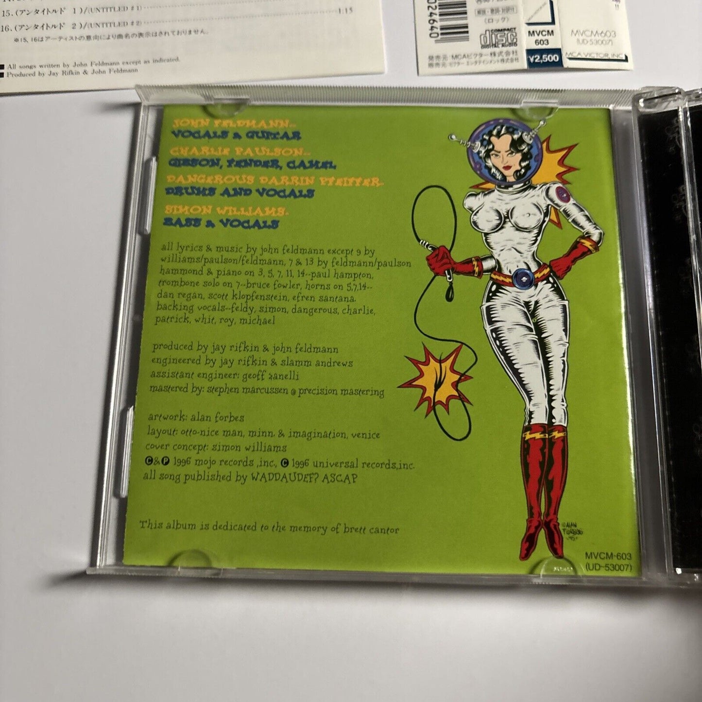 Goldfinger – Goldfinger (CD, 1996) mvcm-603 Japan obi