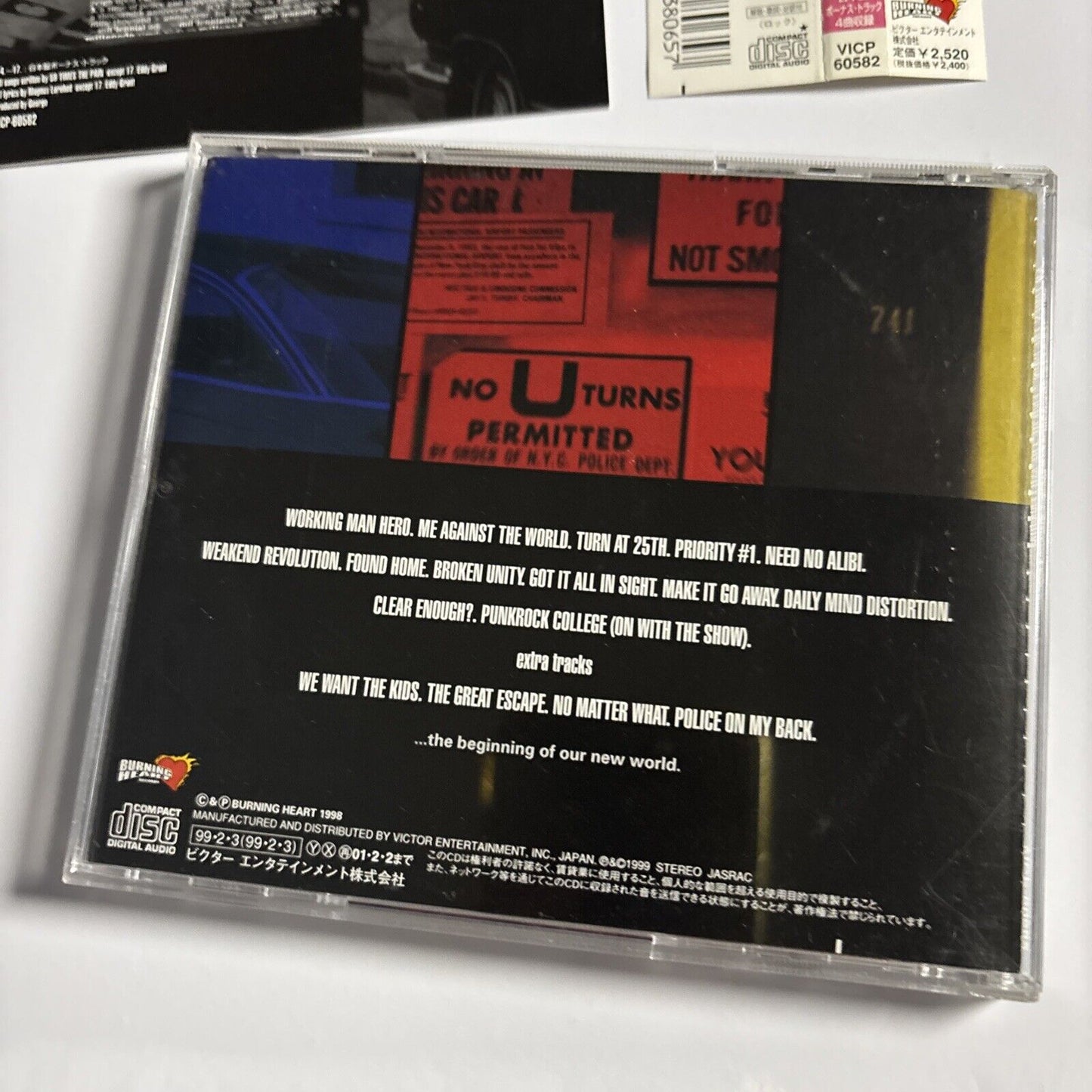 59 Times The Pain – End Of The Millennium (CD, 1998) Bonus Japan Track, obi