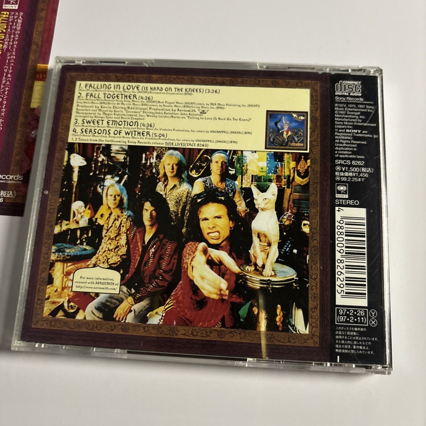 Aerosmith – Falling In Love (Is Hard On The Knees) (CD 1997) srcs-8262 Japan obi