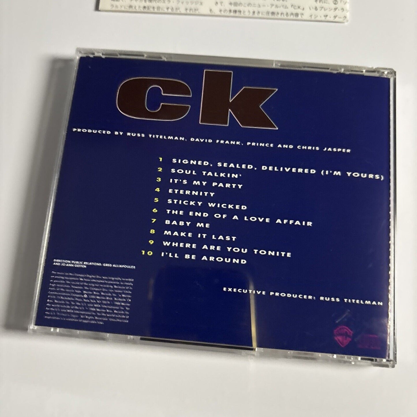 Chaka Khan – CK (CD, 1988) 25p2-2319 Japan