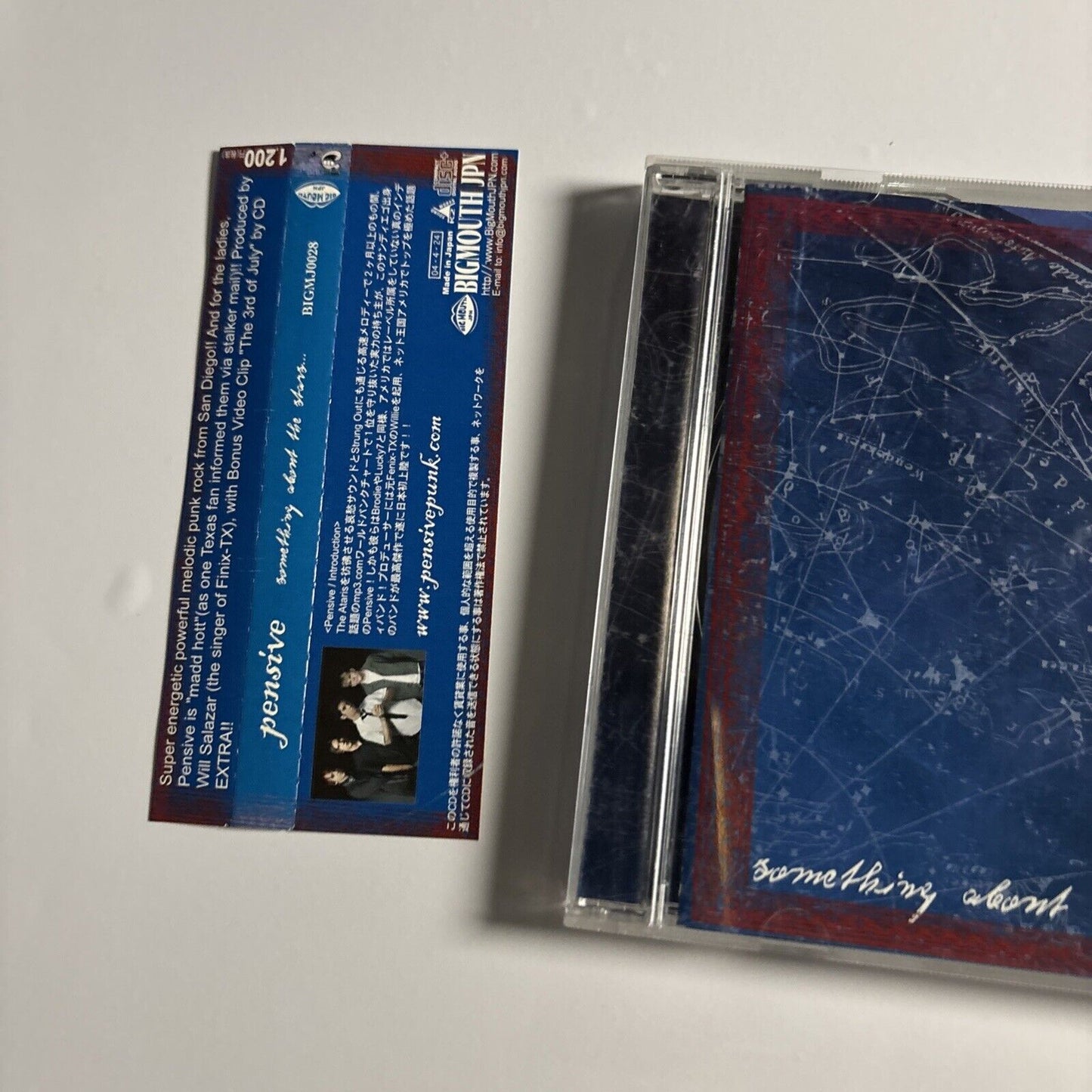 Pensive – Something About The Stars (CD, 2004) bigmj0028 Bonus Japan Track, obi