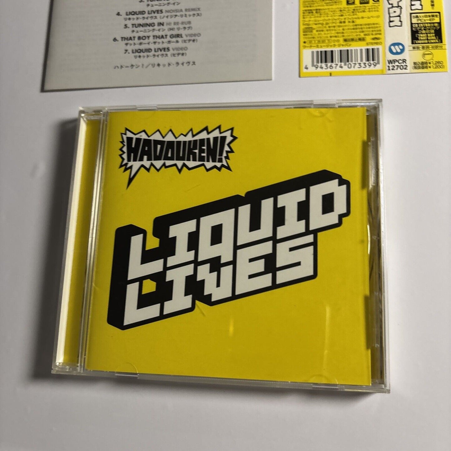 Hadouken! – Liquid Lives (CD, 2007) WPCR-12702 Japan obi
