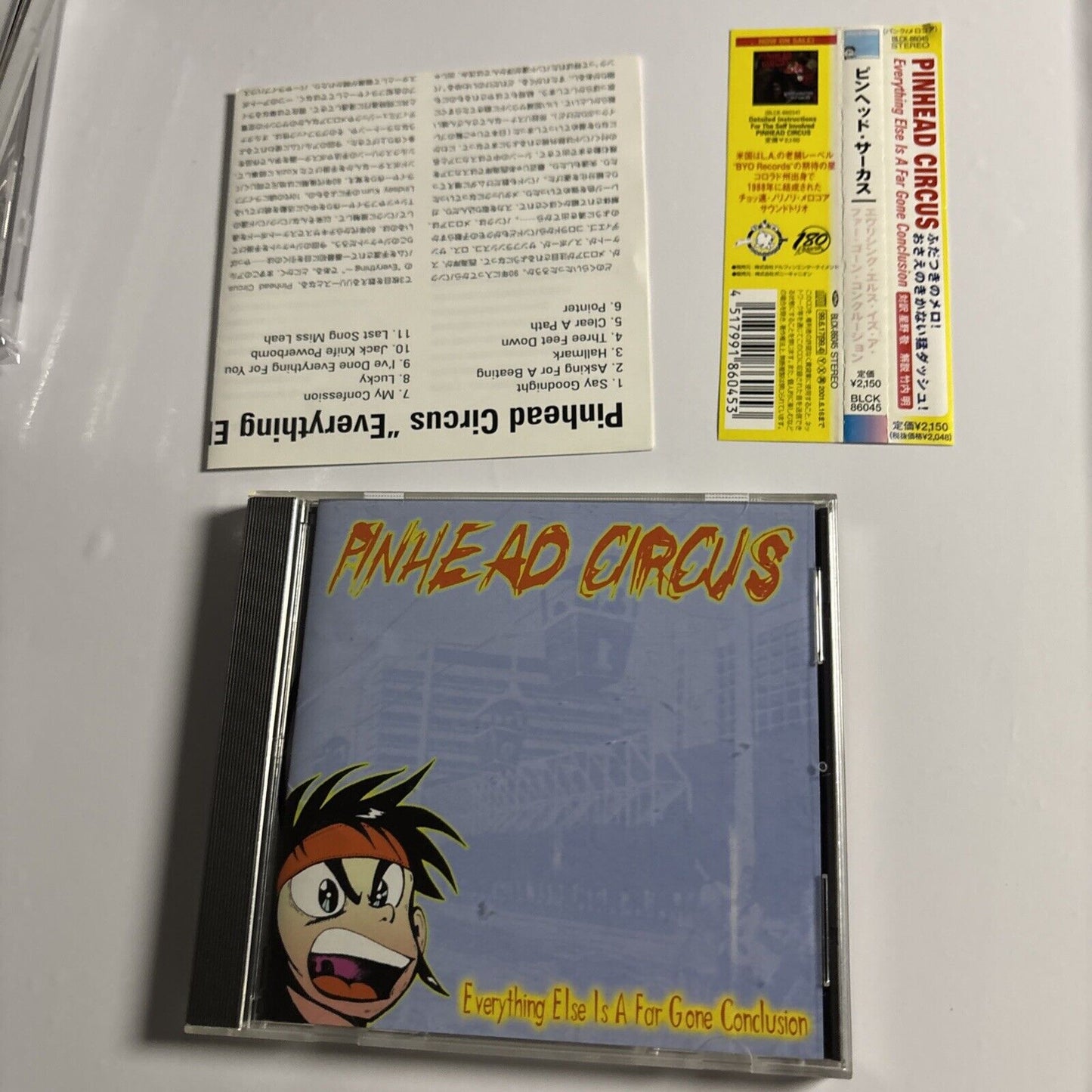 Pinhead Circus – Everything Else Is A Far Gone Conclusion (CD, 1999) Japan obi