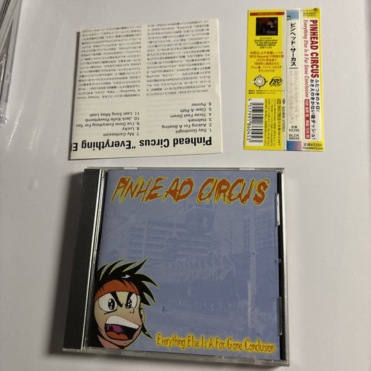 Pinhead Circus – Everything Else Is A Far Gone Conclusion (CD, 1999) Japan obi