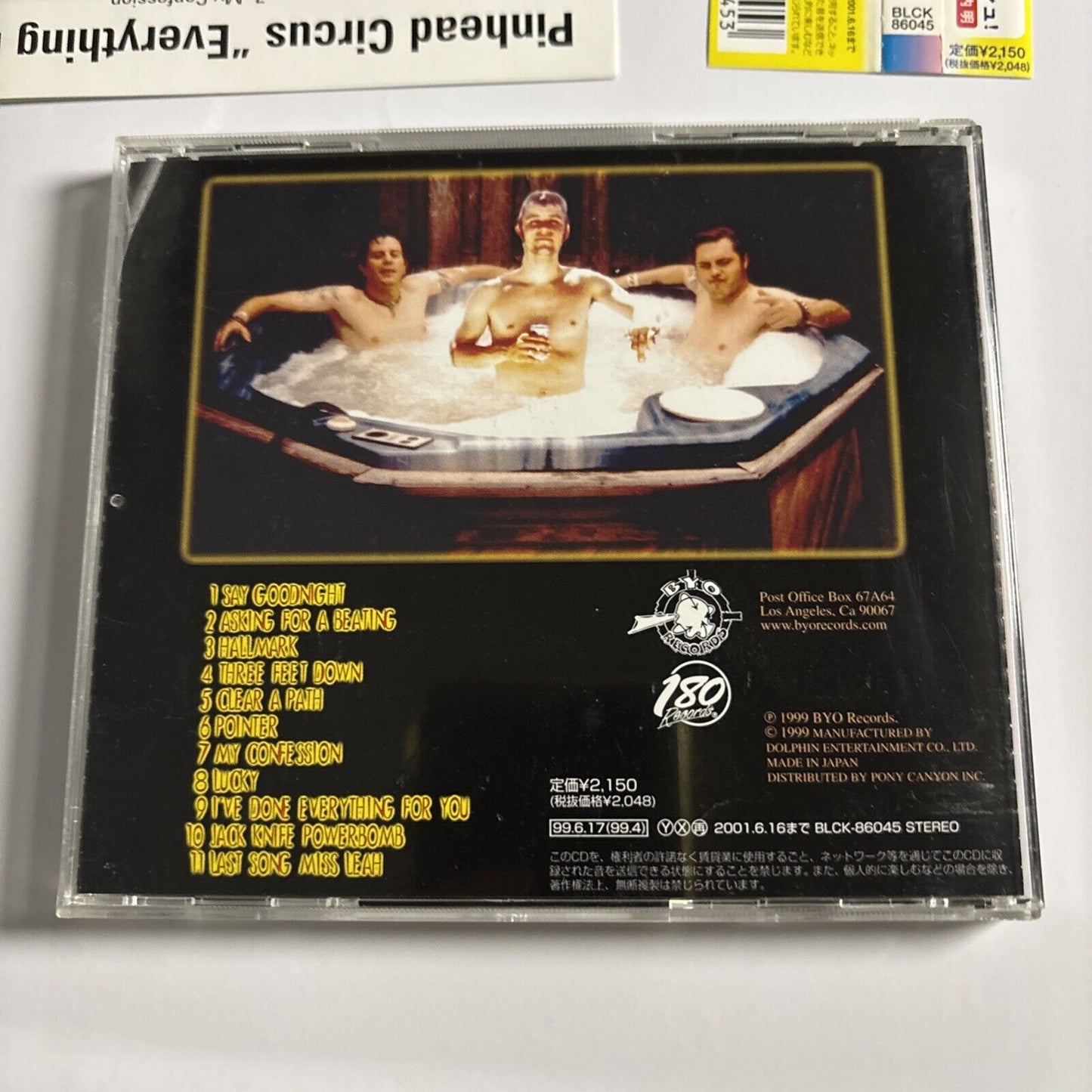 Pinhead Circus – Everything Else Is A Far Gone Conclusion (CD, 1999) Japan obi