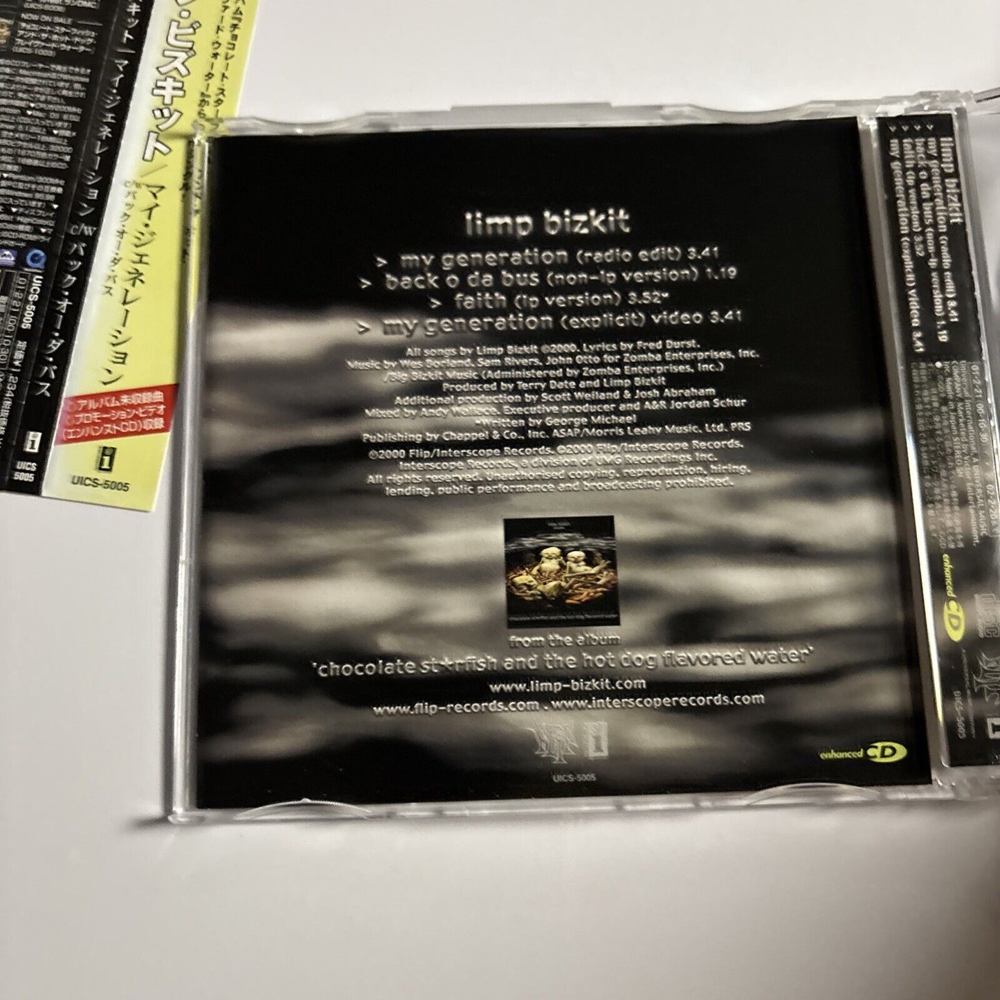 Limp Bizkit – My Generation (CD, 2001) uics-5005 Japan obi