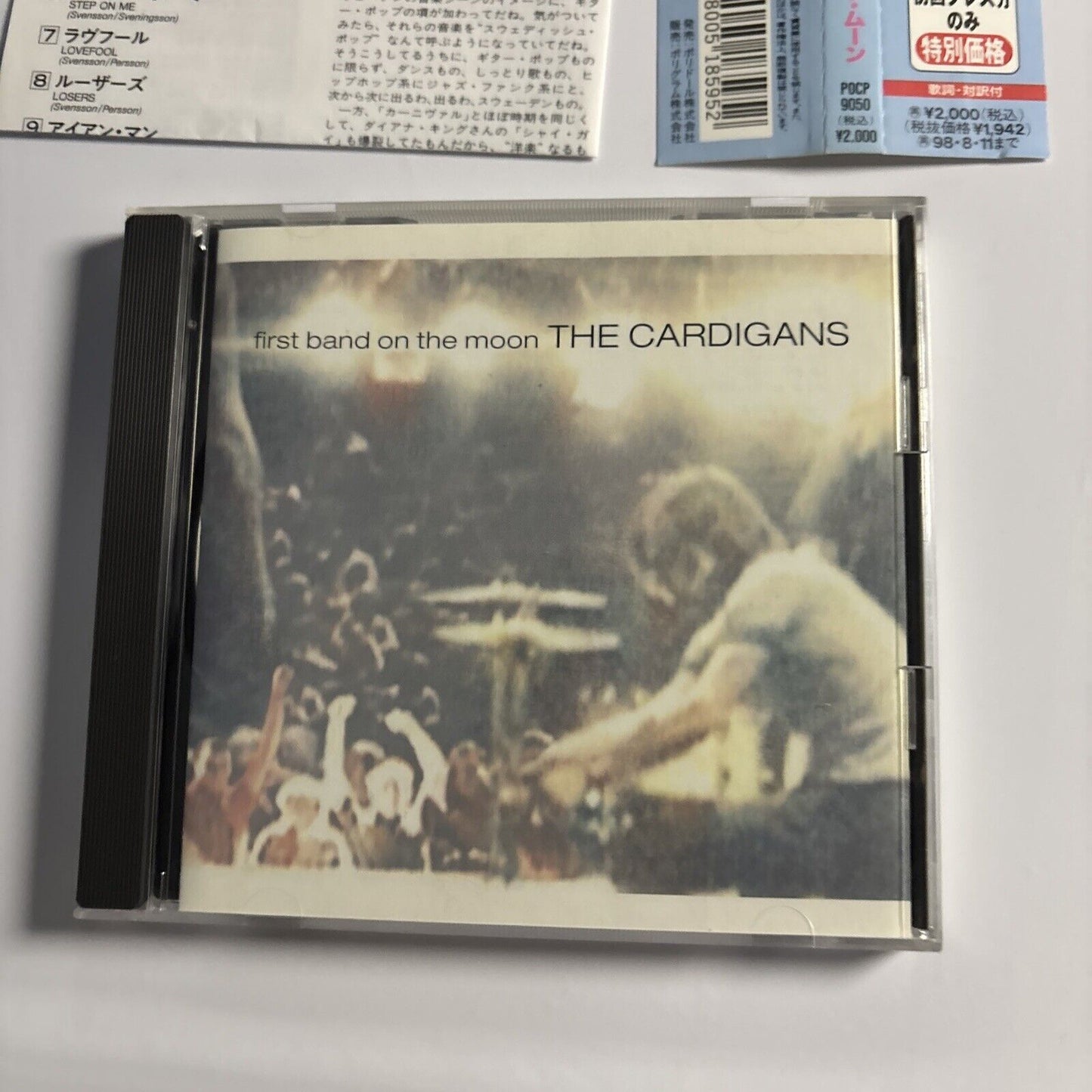 The Cardigans – First Band On The Moon (CD 1996) POCP-9050 Bonus Japan Track obi