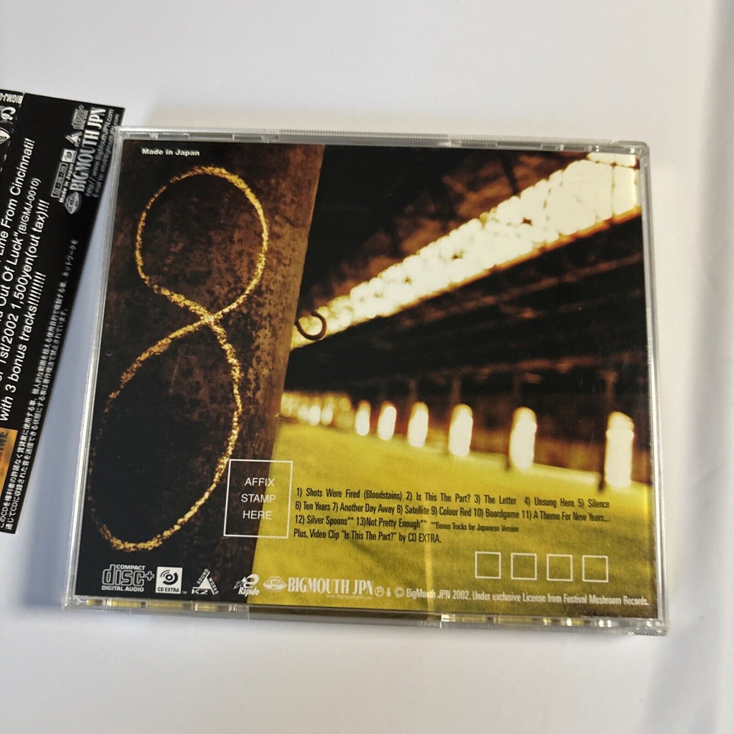 One Dollar Short – Eight Days Away (CD, 2002) bigmj-0009 Bonus Japan Track, obi