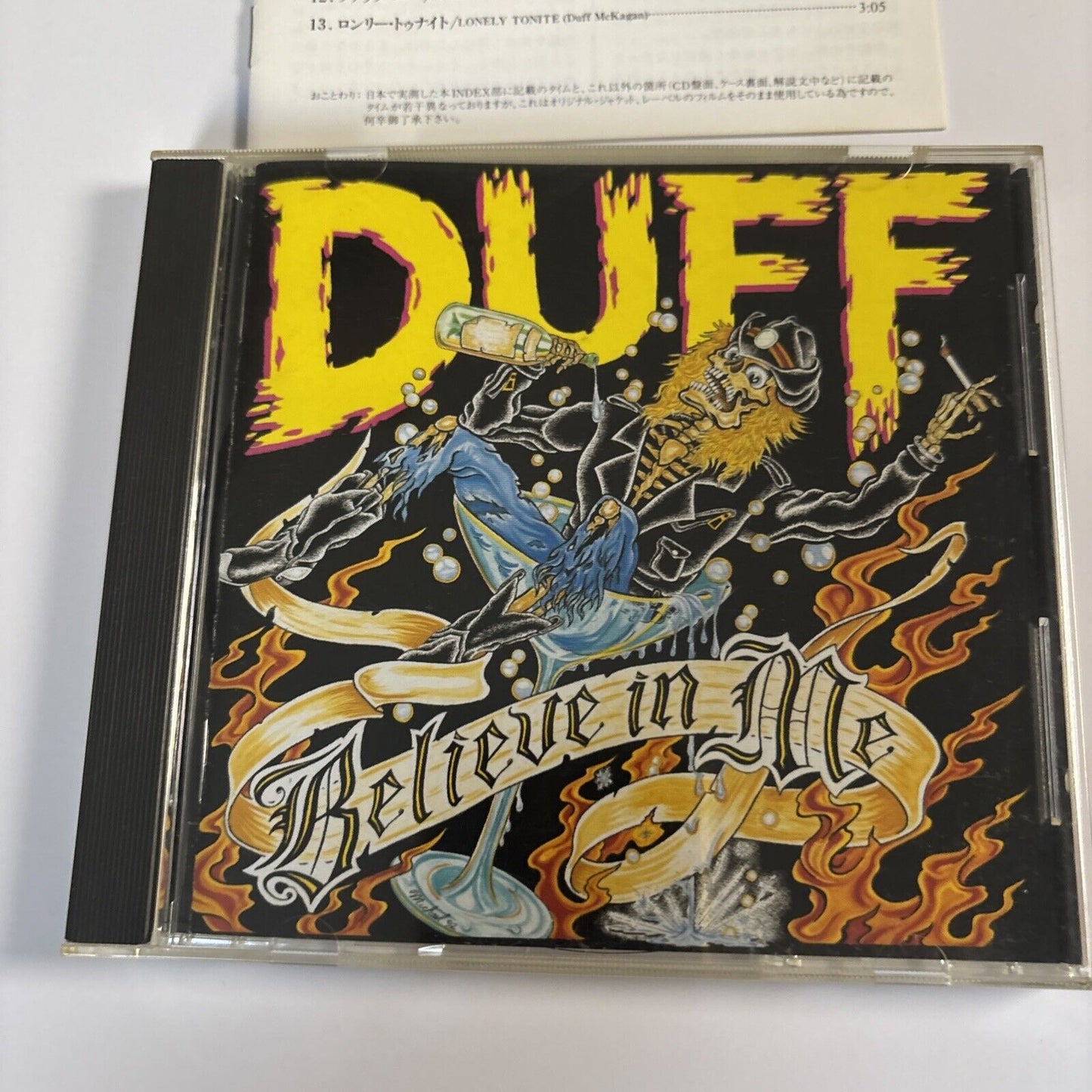 Duff McKagan – Believe In Me (CD, 1993) mvcg-128 Japan