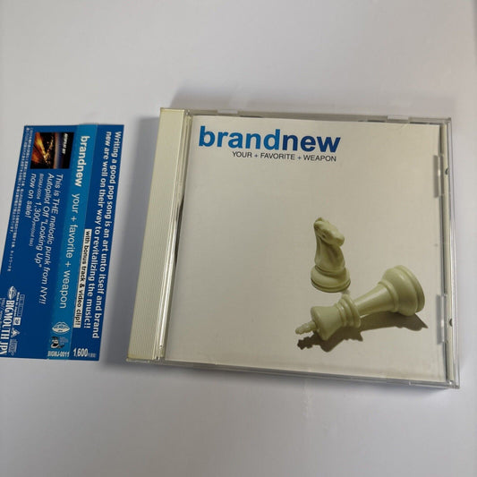 Brand New – Your + Favorite + Weapon (CD, 2003) bigmj-0011 Bonus Japan Track obi