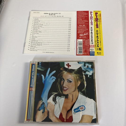 Blink-182 – Enema Of The State (CD, 2000) MVCE-24224 Bonus Japan Track, obi