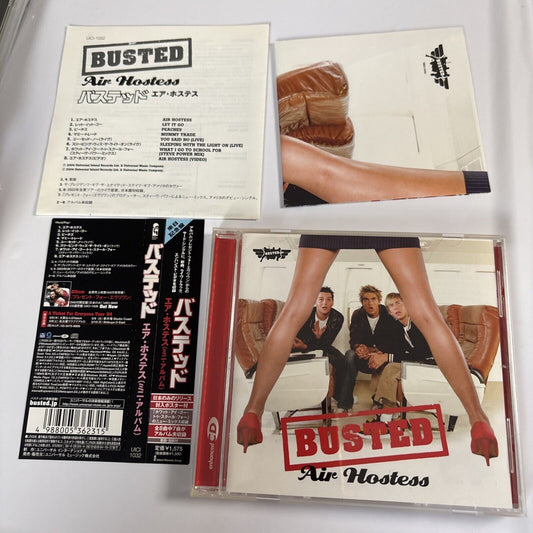 Busted – Air Hostess (CD, 2004) uici-1032 Japan obi