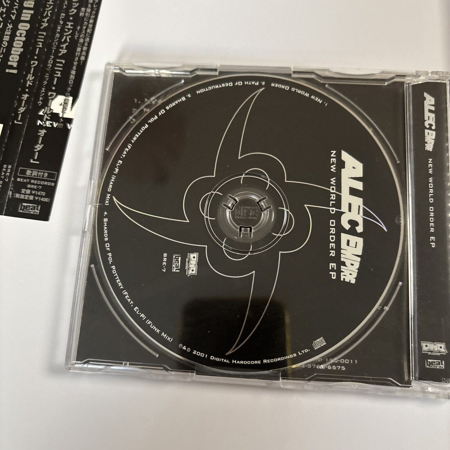 Alec Empire – New World Order EP (CD, 2001) bre-7 Japan obi