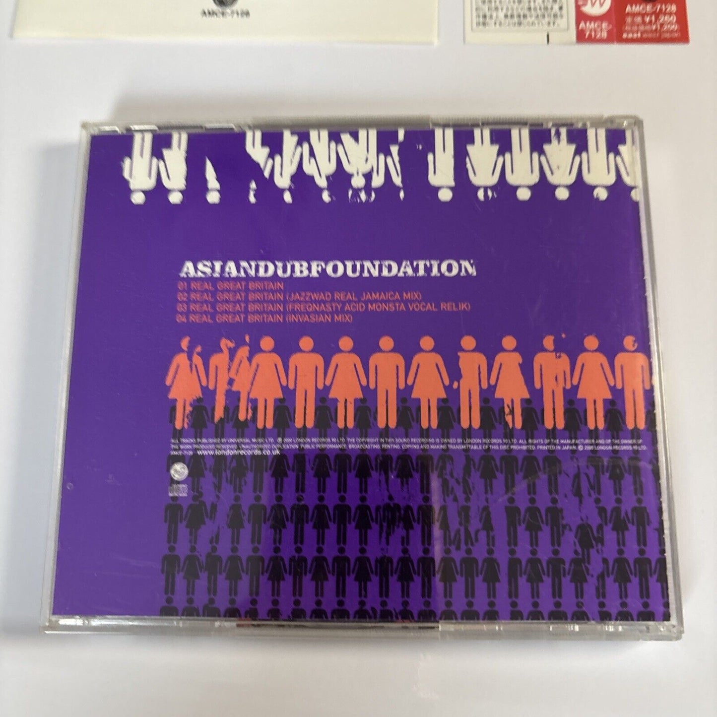 Asian Dub Foundation – Real Great Britain (CD, 2000) amce-7128 Japan obi