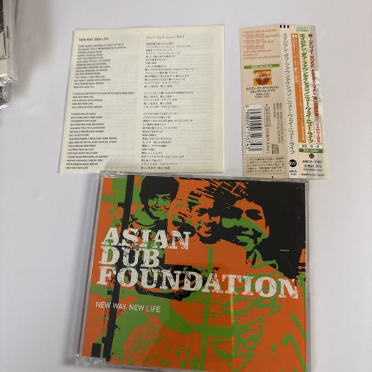Asian Dub Foundation – New Way, New Life (CD, 2000) amce-7167 Japan obi
