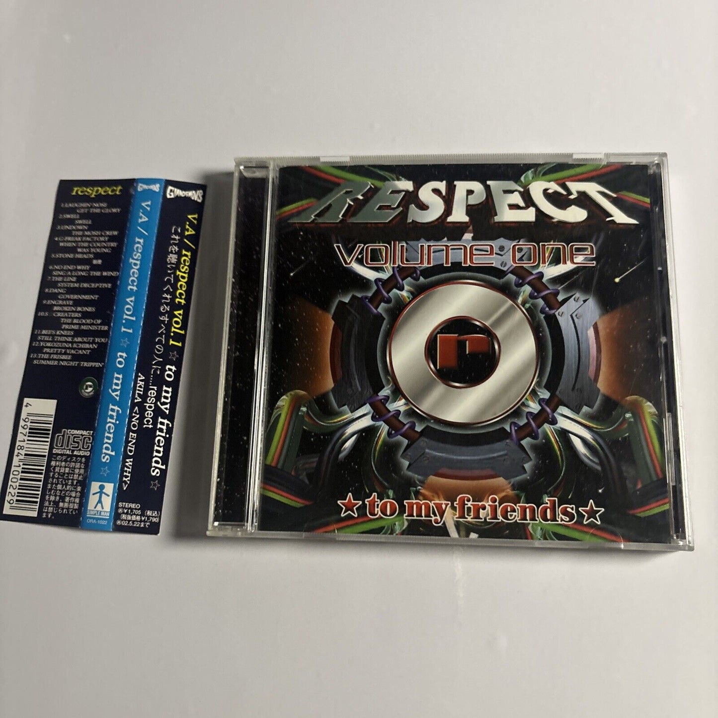 Respect Volume One - To My Friends (CD, 2000) ora-1022 Japan obi