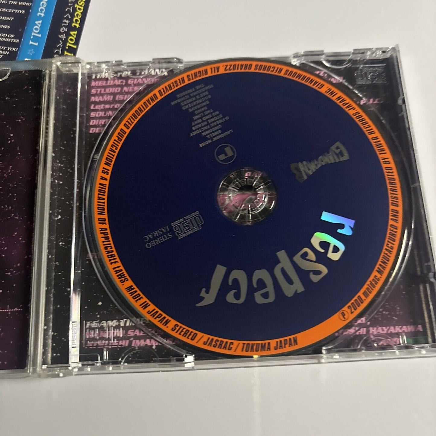 Respect Volume One - To My Friends (CD, 2000) ora-1022 Japan obi