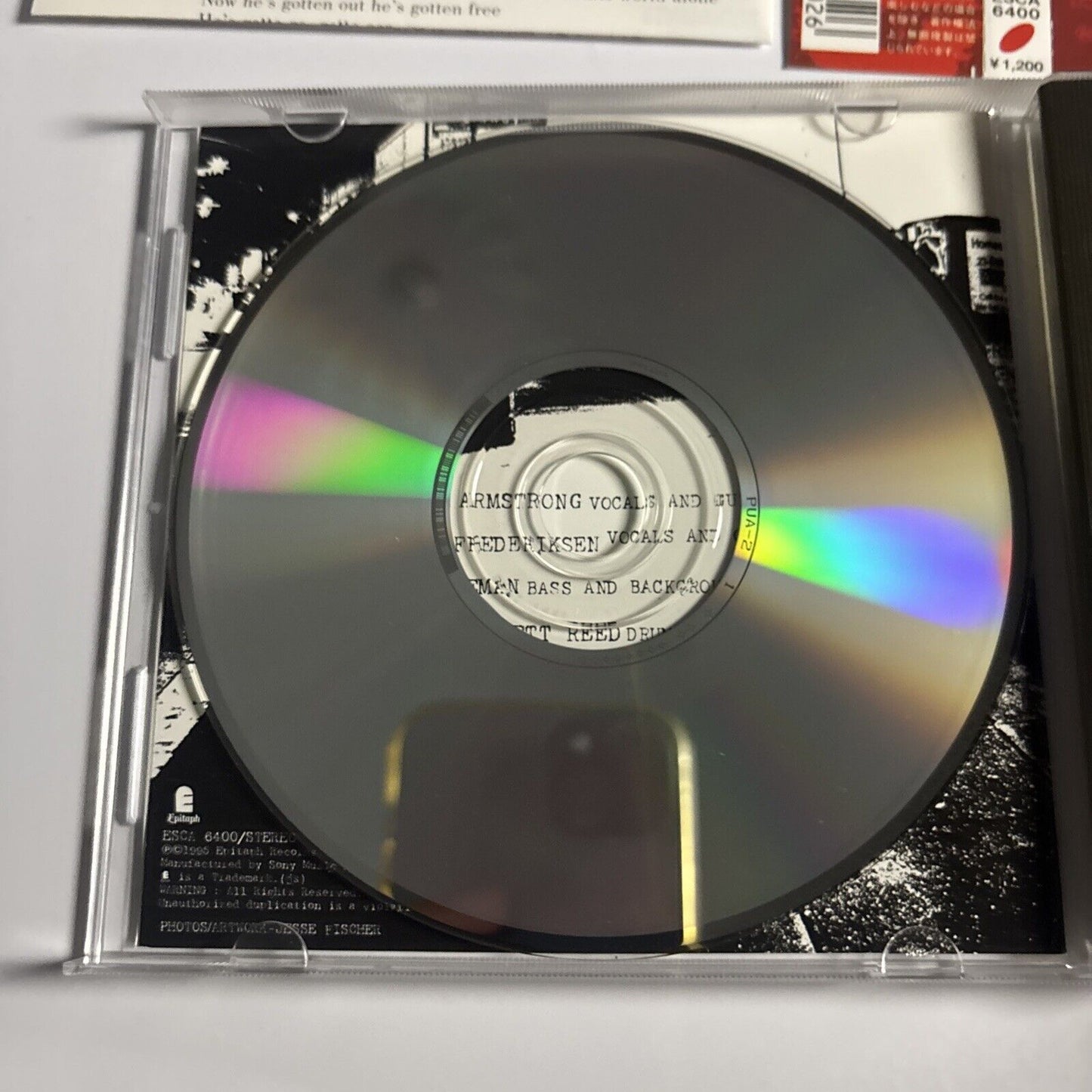 Rancid – Time Bomb (CD, 1996) esca-6400 Japan obi
