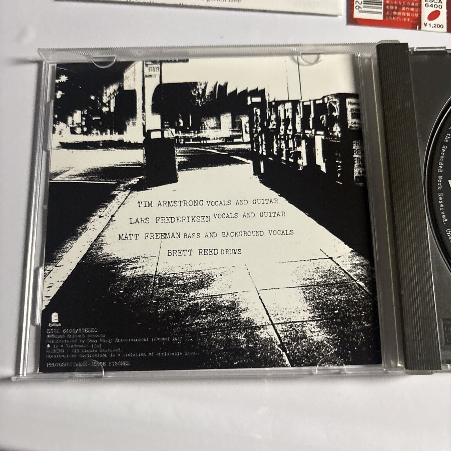 Rancid – Time Bomb (CD, 1996) esca-6400 Japan obi