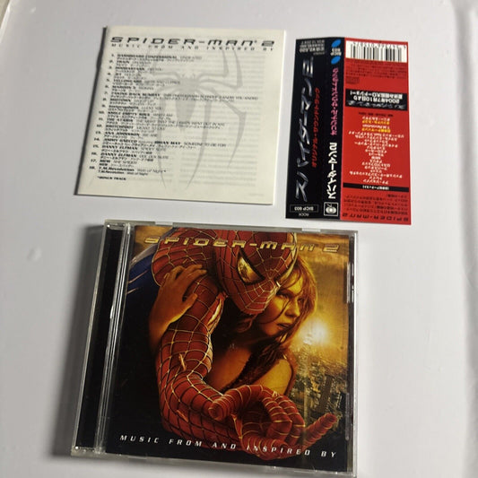 Spider-Man 2 - Music From And Inspired By Motion Picture (CD, 2004) Japan obi