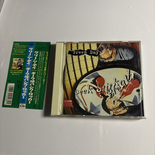 Green Day – Geek Stink Breath (CD, 1995) wpcr-428 Japan obi