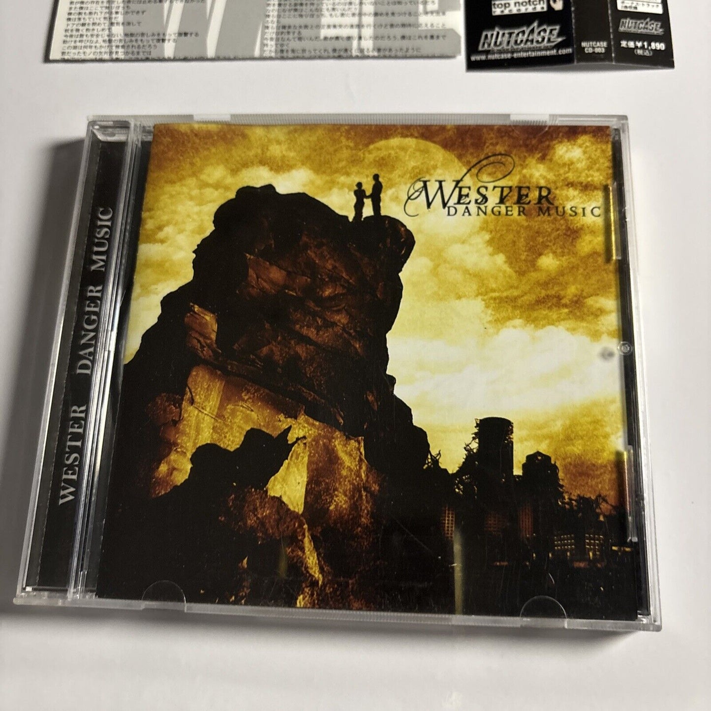 Wester – Danger Music (CD, 2005) NUTCASE CD-003 Bonus Japan Track, obi