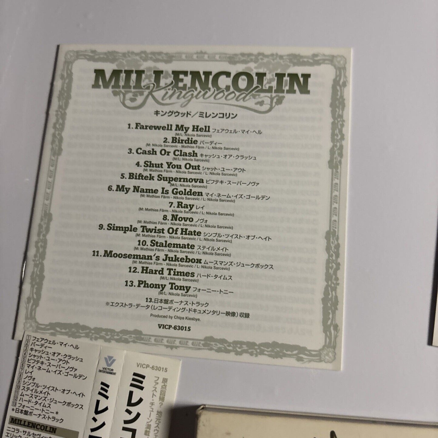 Millencolin – Kingwood (CD, 2005) vicp-63015 Japan obi, digipak