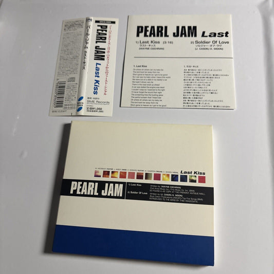 Pearl Jam – Last Kiss (CD, 1999) SRCS 8969 Japan obi, digipak
