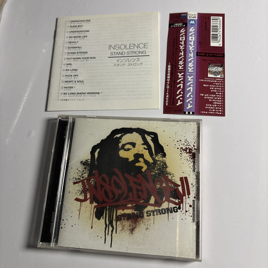 Insolence – Stand Strong (CD, 2003) wpcr-11713 Bonus Japan Track, obi