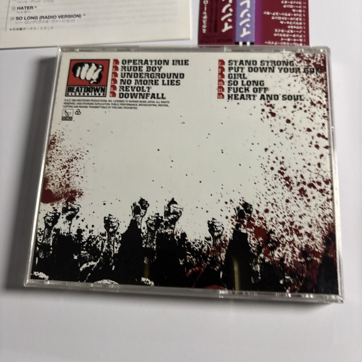 Insolence – Stand Strong (CD, 2003) wpcr-11713 Bonus Japan Track, obi