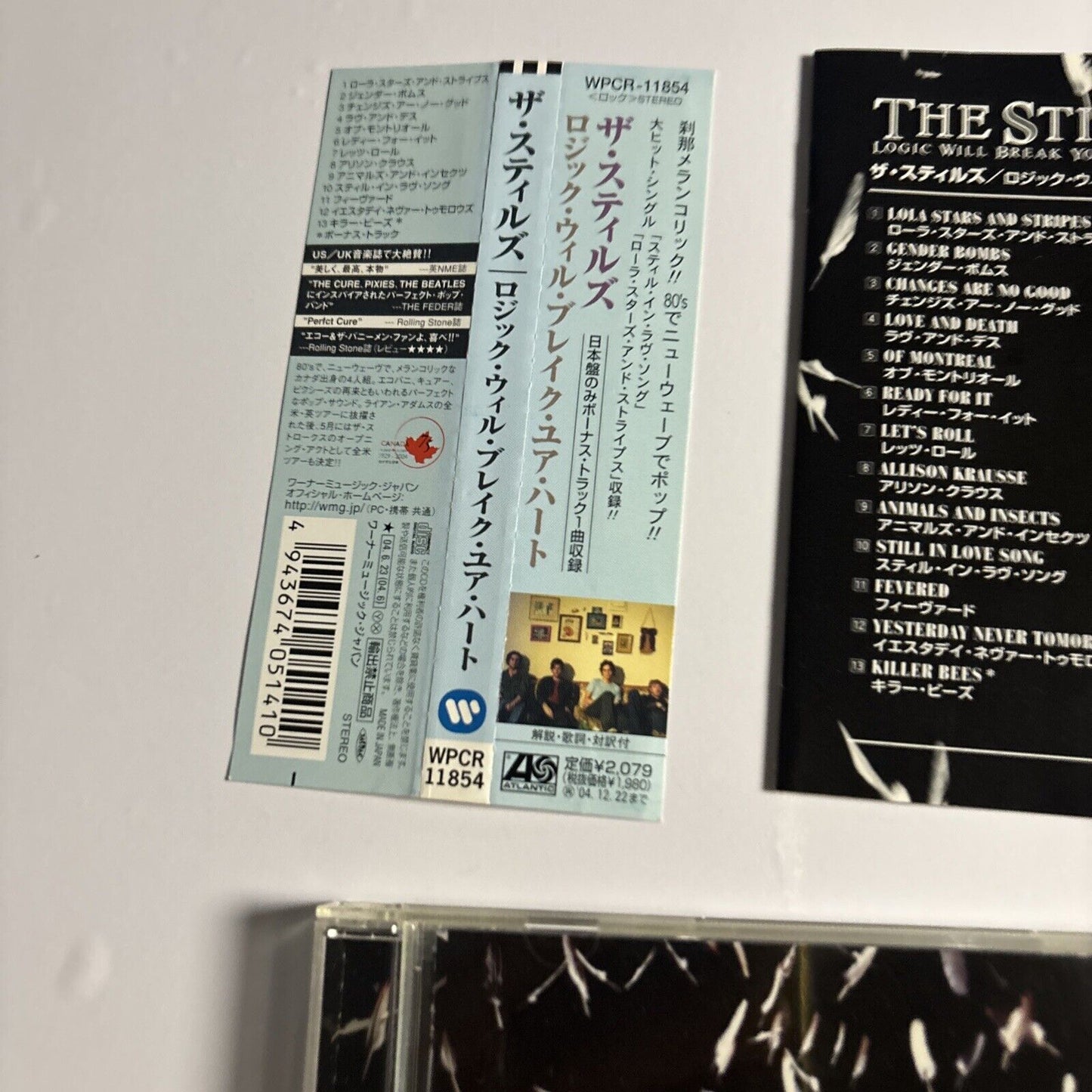 The Stills – Logic Will Break Your Heart (CD, 2004) wpcr-11854 Japan obi