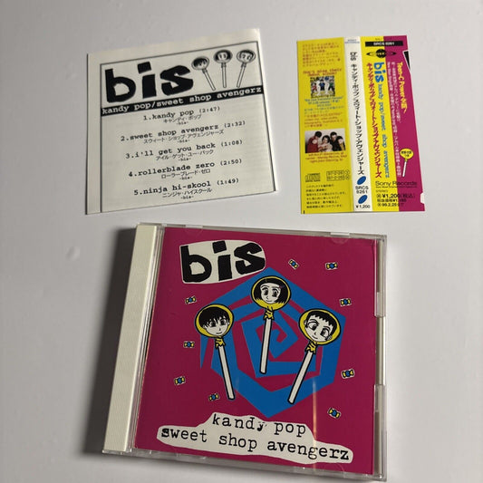 Bis – Kandy Pop / Sweet Shop Avengerz (CD, 1997) SRCS 8261 Japan obi
