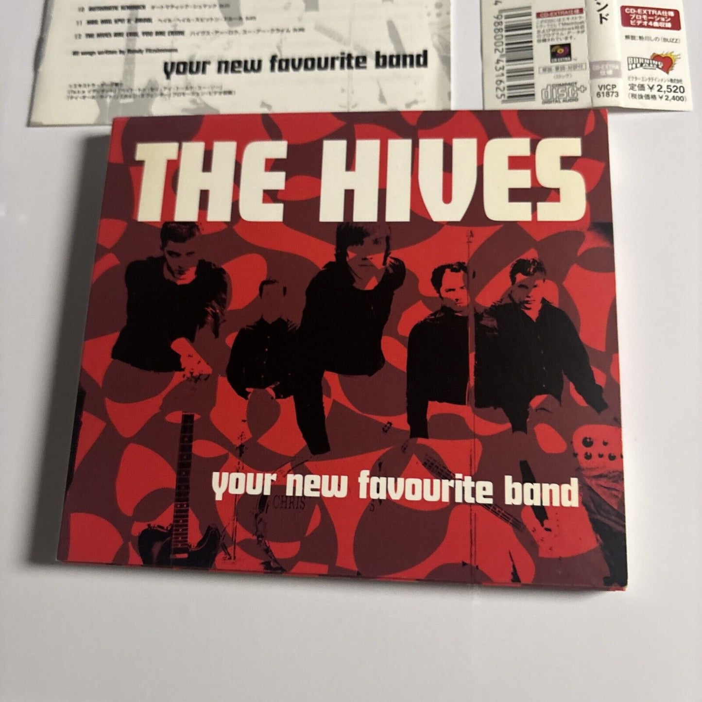 The Hives – Your New Favourite Band (CD, 2002) vicp-61873 Japan obi, digipak