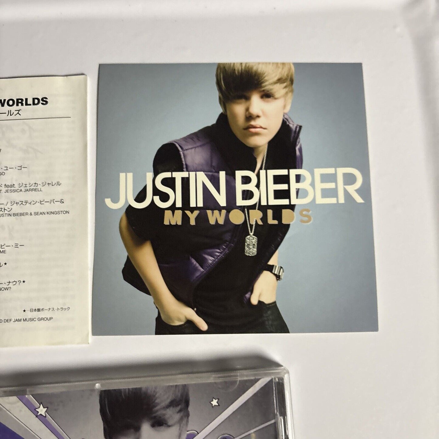 Justin Bieber – My Worlds (CD, 2010) uicl-9091 Japan sticker