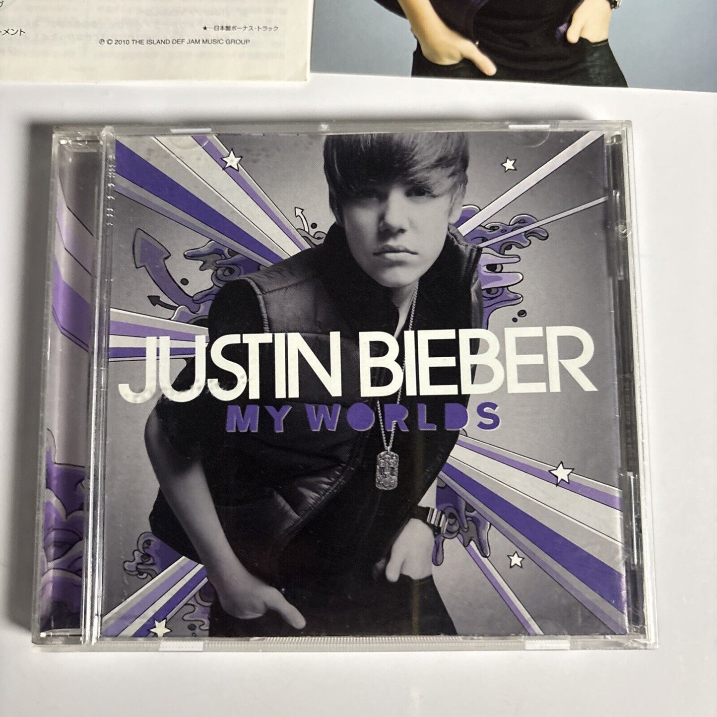 Justin Bieber – My Worlds (CD, 2010) uicl-9091 Japan sticker