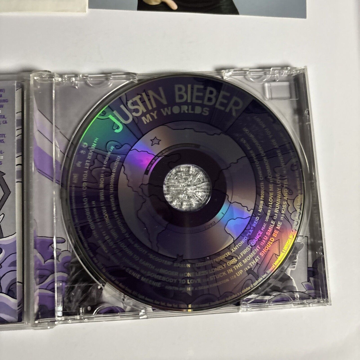 Justin Bieber – My Worlds (CD, 2010) uicl-9091 Japan sticker