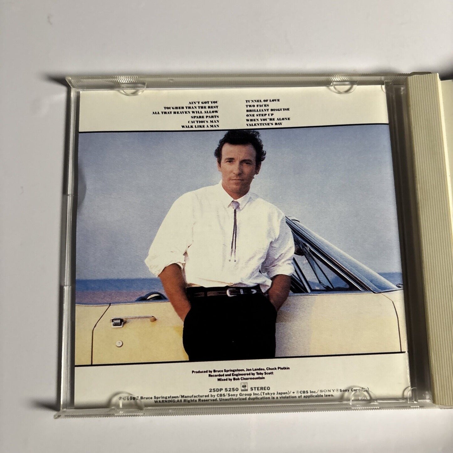 Bruce Springsteen – Tunnel Of Love (CD, 1989) 25dp-5250 Japan obi