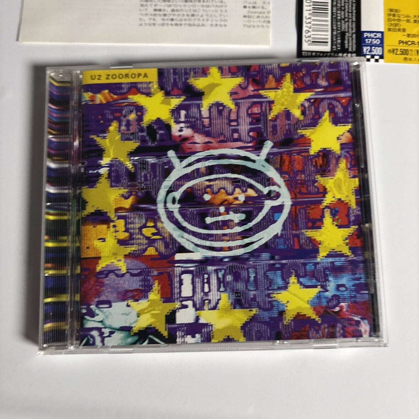 U2 – Zooropa (CD, 1993) phcr-1750 Japan obi