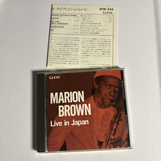 Marion Brown – Live In Japan (CD, 1991) diw-356 Japan