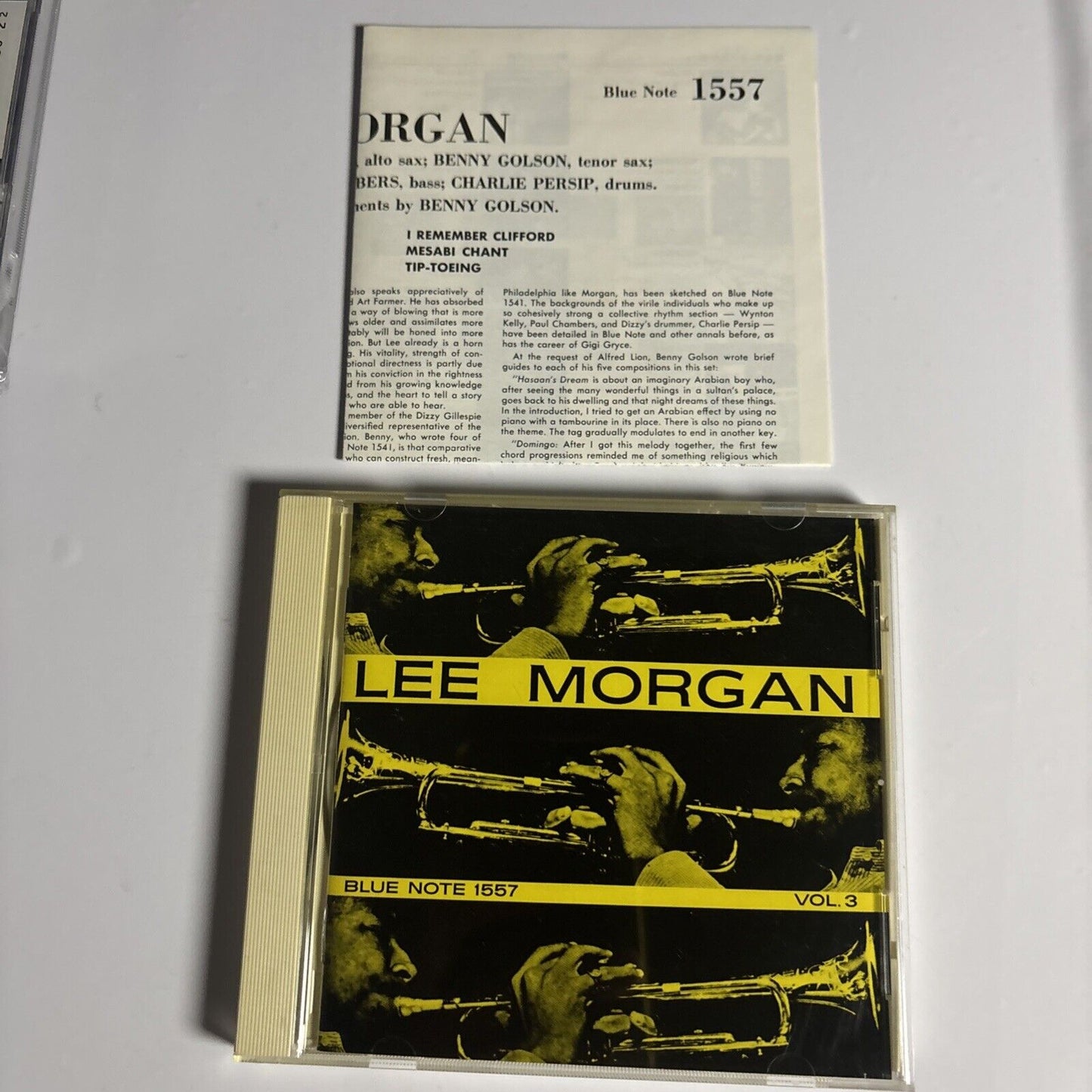 Lee Morgan – Vol. 3 (CD, 1996) tocj-1557 Japan