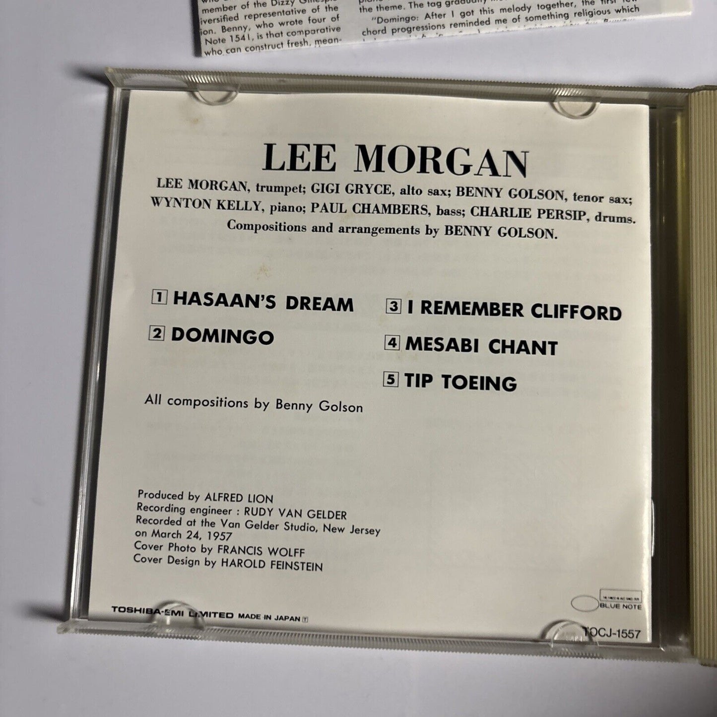 Lee Morgan – Vol. 3 (CD, 1996) tocj-1557 Japan