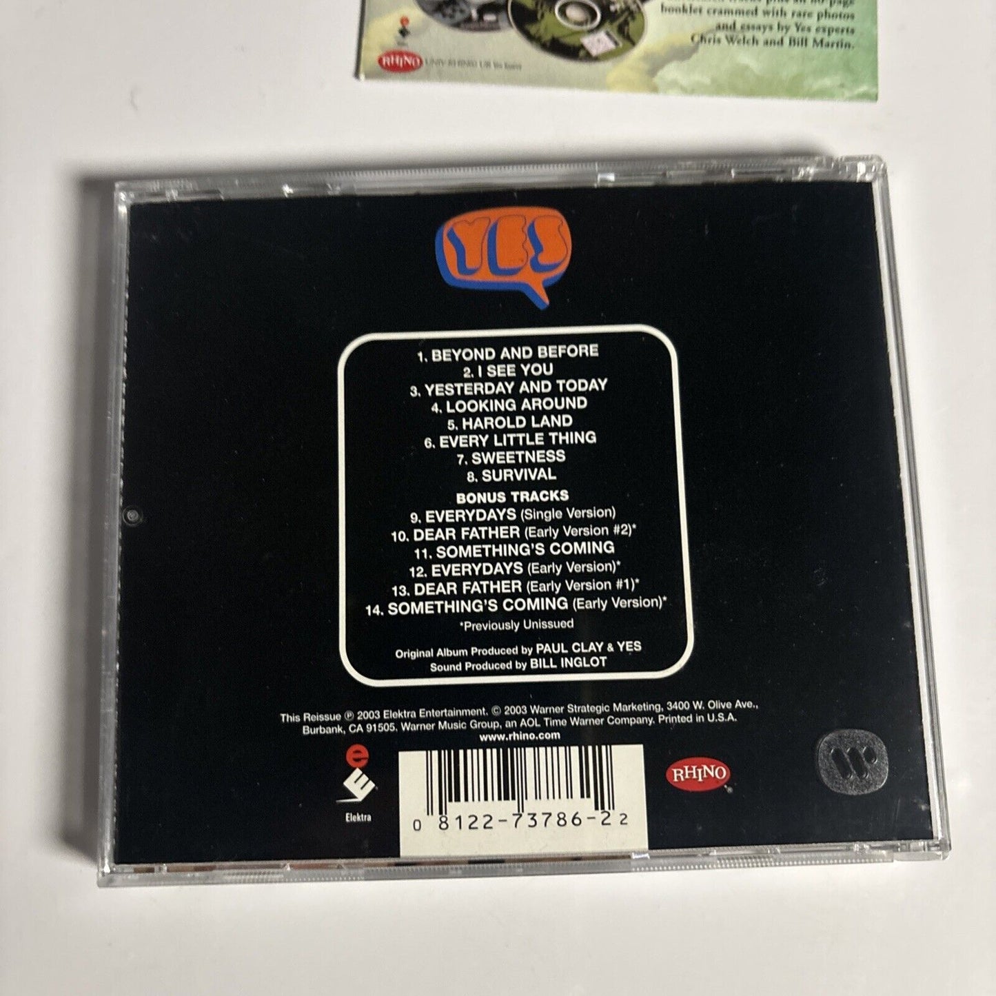 Yes - Yes (CD, 1969) R2 73786