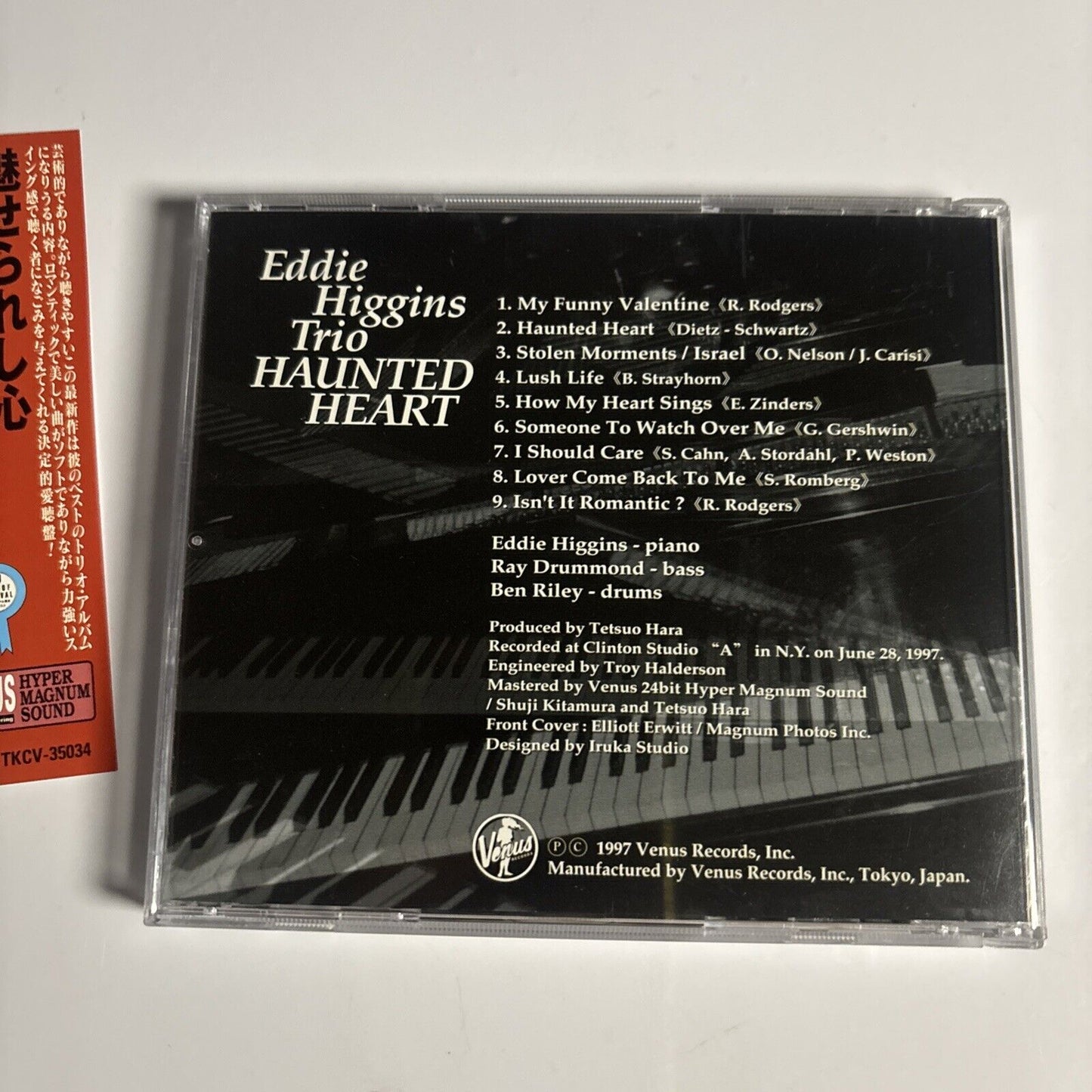 Eddie Higgins Trio – Haunted Heart (CD, 1997) tkcv-35034 Japan obi