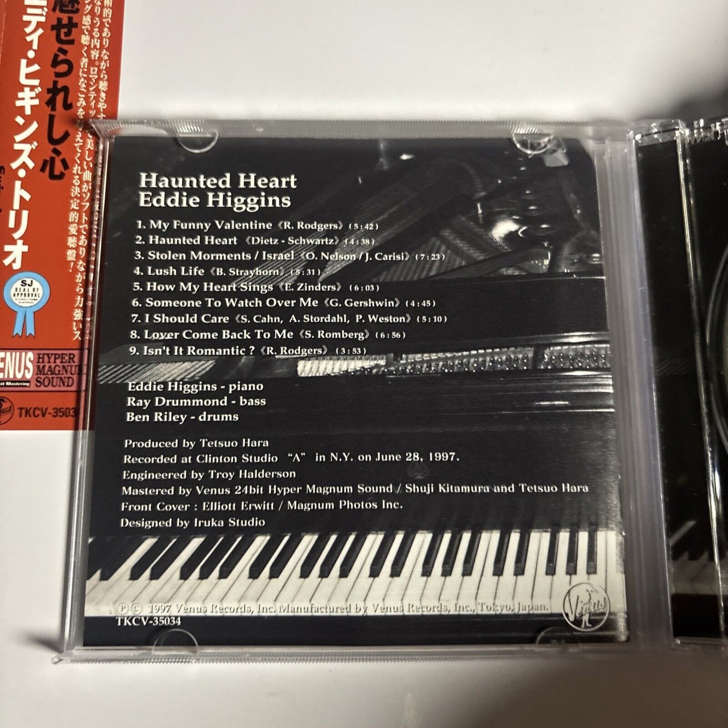 Eddie Higgins Trio – Haunted Heart (CD, 1997) tkcv-35034 Japan obi