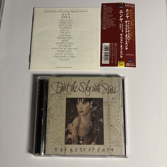 Enya – Paint The Sky With Stars - The Best Of Enya (CD 1997) wpcr-1900 Japan obi