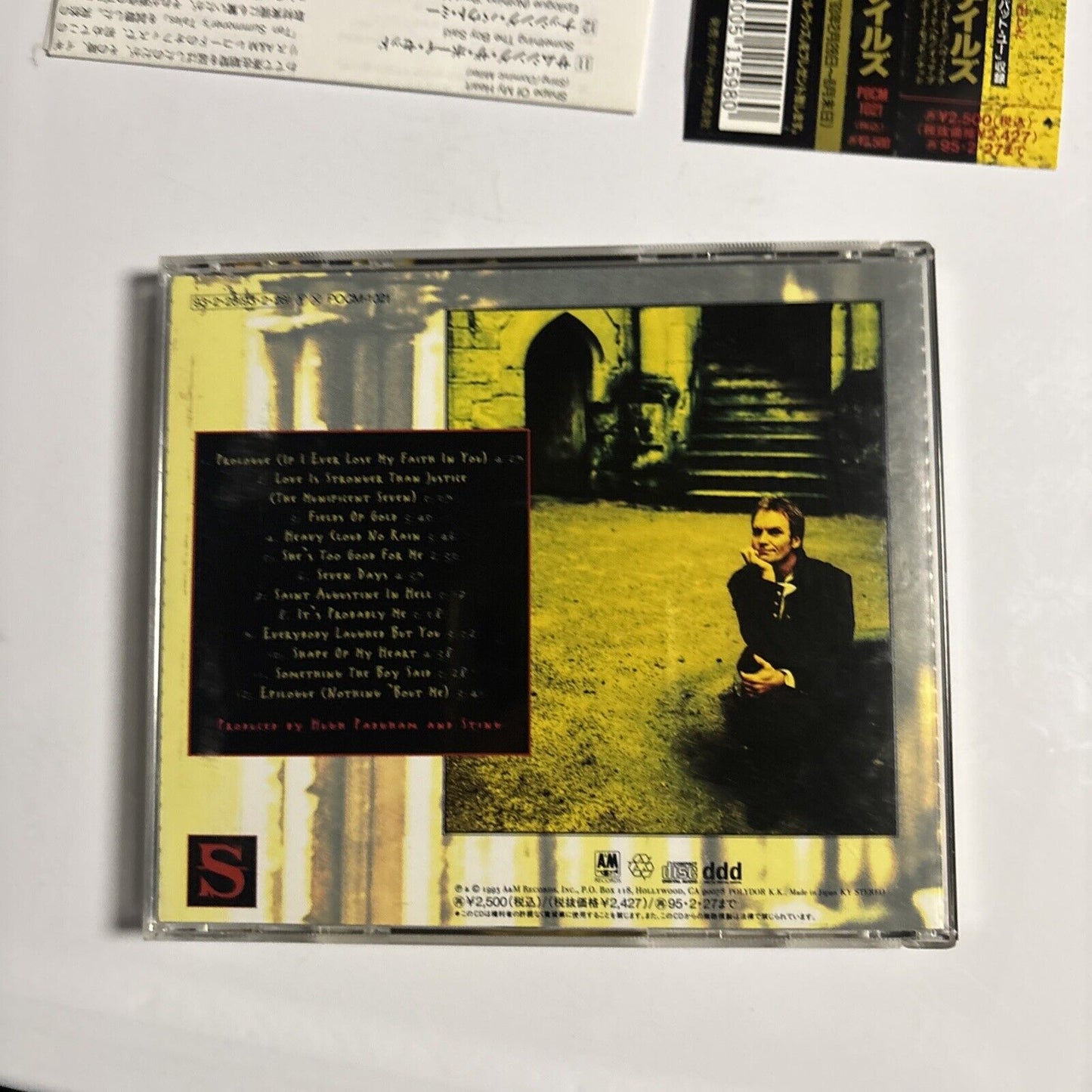 Sting – Ten Summoner's Tales (CD, 1993) pocm-1021 Japan obi